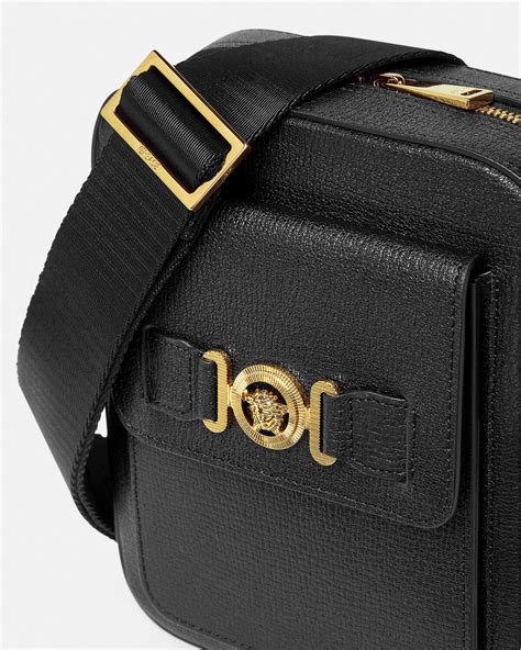 borsa versace tracolla|Borsa a tracolla La Medusa Nero,Oro .